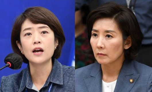 고민정 더불어민주당 의원(왼쪽), 나경원 국민의힘 의원 (사진=연합뉴스)