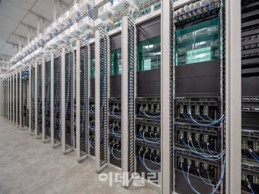 각 세종 서버실(사진=네이버클라우드)