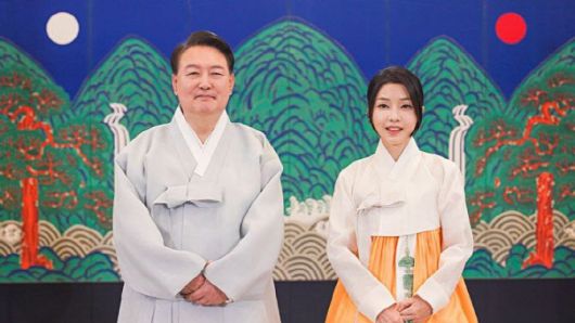 윤석열 전 대통령과 부인 김건희 여사. (사진=대통령실).