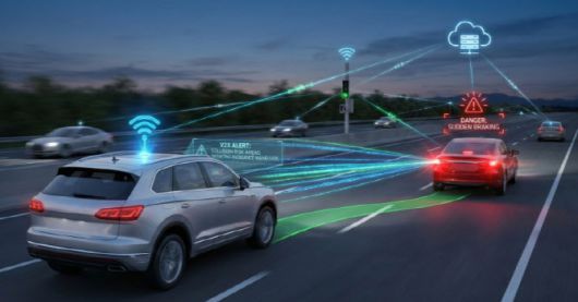 커넥티드 자율주행 예시 이미지 (사진=오비고)