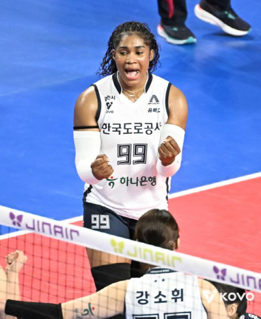 한국도로공사 모마. 사진=KOVO