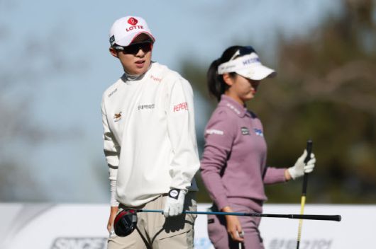 왼쪽부터 김효주, 이예원(사진=대회조직위 제공)