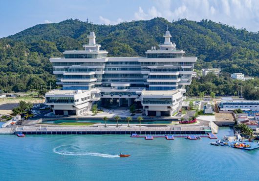 중국 주하이 샹산해양과학기술항에 위치한 윈저우즈넝 본사 전경. (사진=월간 중국)