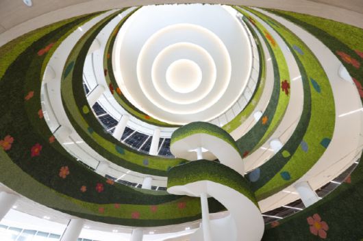 경기도서관의 특징인 나선형 구조.(사진=경기도)