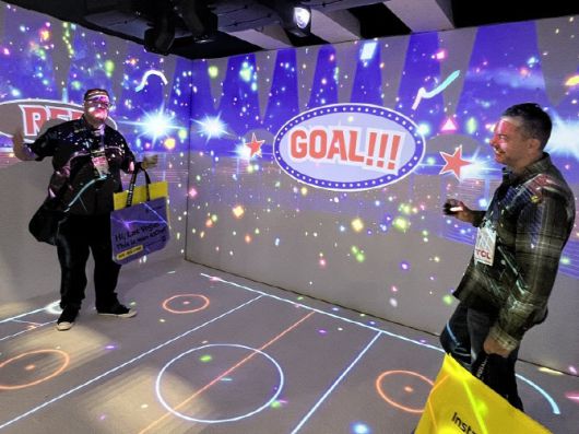 CES 2026 뉴작 체험 부스 현장 (사진제공=뉴작)