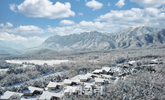 켄싱턴리조트 설악밸리의 설경 (사진=이랜드파크)