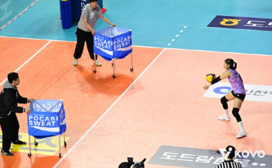 베스트 리베로 콘테스트 모습. 사진=KOVO