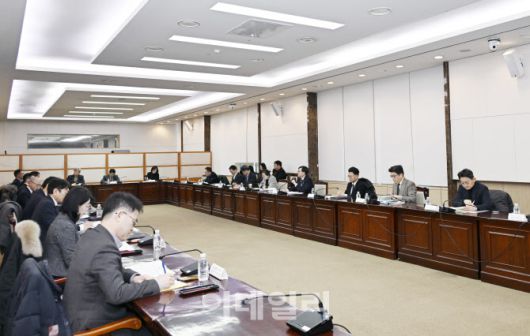 22일 오후 서울 종로구 정부서울청사에서 열린 ‘재정구조 혁신 전담반 2차 점검회의’.(사진=기획처)