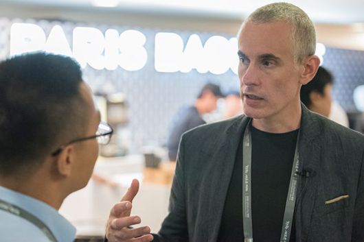 문 대통령 지지율 하락 원인 분석 기사를 쓴 필리프 메스메 르몽드 도쿄 특파원. 2018년 남북정상회담 당시 외신기자 간담회에서의 모습이다./대한민국 정책브리핑