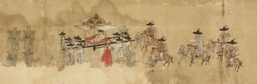 조선통신사행렬도./부산광역시립박물관