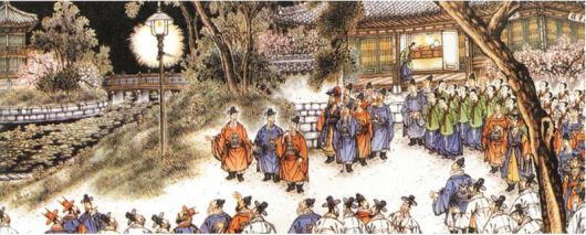 건청궁 전등 시등 상상도. /한국전력공사