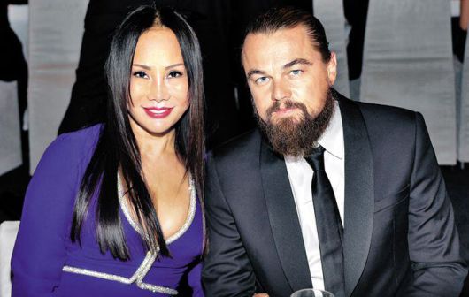 지난 2011년부터 미 LACMA 아트+필름 갈라 공동 의장을 맡고 있는 에바 차우와 배우 리어나도 디캐프리오. /LACMA