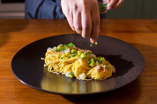 김밀란 셰프의 '된장 봉골레 스파게티 키타라'/양수열 영상미디어 기자