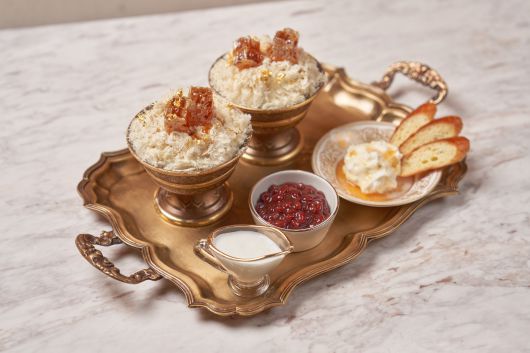 앰배서더 서울 풀만에서 먹을 수 있는 ‘카이막 빙수’./앰배서더서울풀만