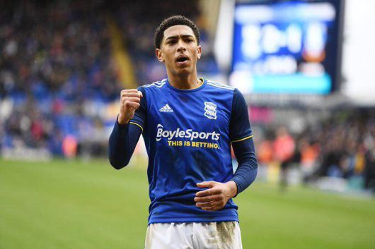 버밍엄 시티 시절의 벨링엄. 그의 22번은 영구 결번이 됐다. / X(옛 트위터)