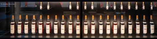 최고급 스카치위스키 제품군에 속하는 맥캘란 파인 앤 레어 시리즈 모습. 2024.2.25 /김지호 기자