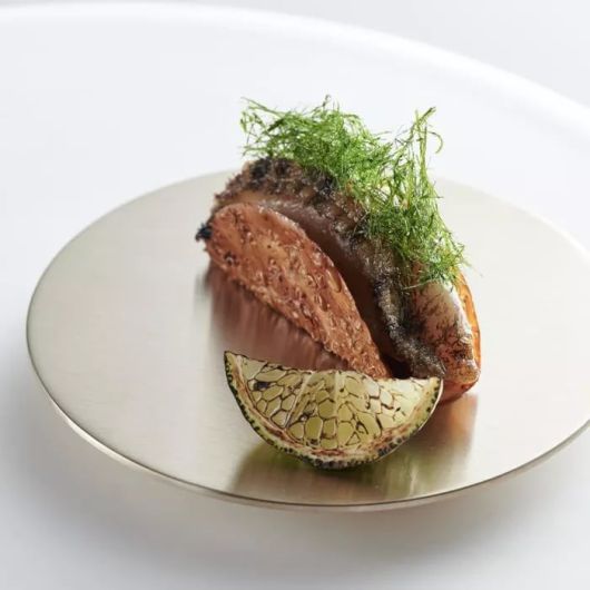 Mosu's signature dish: Abalone Taco. /Chosunilbo DB