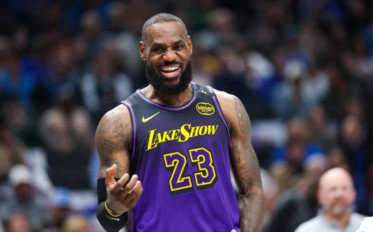 지난 7일 댈러스 매버릭스 경기에 나선 르브론 제임스 /Kevin Jairaj-Imagn Images 연합뉴스