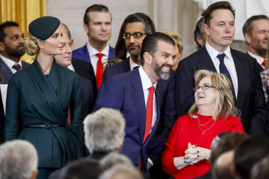 20일 의회 의사당에서 도널드 트럼프 미국 대통령 취임식이 열렸다. /UPI 연합뉴스