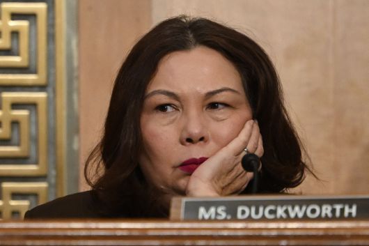 태미 덕워스 민주당 상원의원이 지난 15일 마코 루비오 국무장관 후보에 대한 상원 외교위원회 청문회에 참석해있다. /AFP 연합뉴스