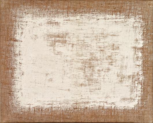 하종현, _접합 74-17_, 1974, 마포에 유채, 80 x 100 cm. 국제갤러리 소장. /아트선재센터