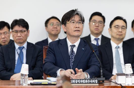 오동운 고위공직자범죄수사처장이 9일 오전 서울 여의도 국회에서 법제사법위원회 전체회의에서 의원 질의에 답변하고 있다. /뉴스1