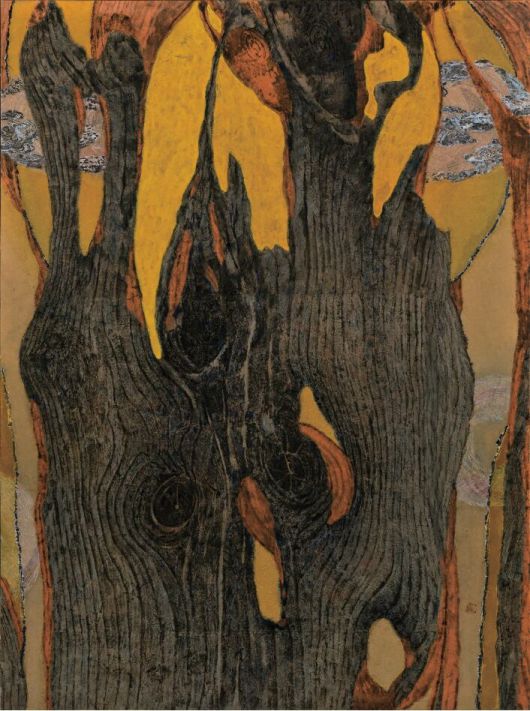 심경자, 'Karma-soubenir', 2013, 종이에 수묵채색, 130x97cm, 개인소장.