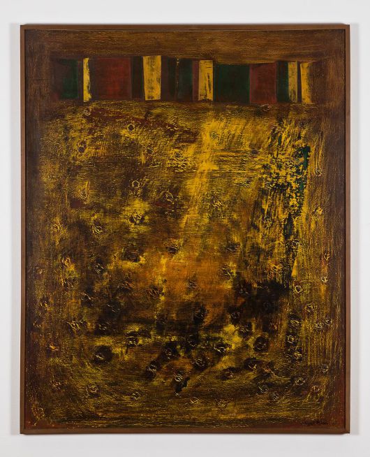 김창열, '제사 Y-9'(1965). Oil on canvas, 162.2x130.3cm (1965 상파울루 비엔날레 출품작). /가나아트