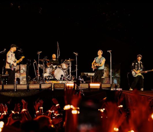 공연 중인 콜드플레이. /콜드플레이 인스타그램