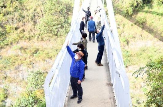 제석산 구름다리. /연합뉴스