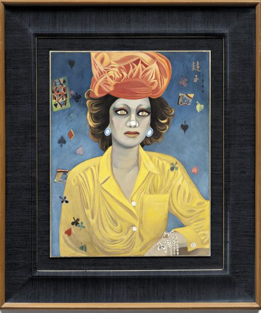 천경자, ‘여인’(1990). 40×31cm. /갤러리현대