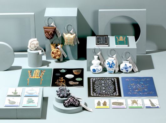 뮷즈 키링 모음. /국립박물관문화재단