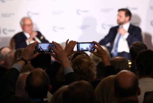 7일 미국 워싱턴 DC에서 뮌헨안보회의(MSC)가 주최하는 행사가 진행되고 있다. /로이터 연합뉴스