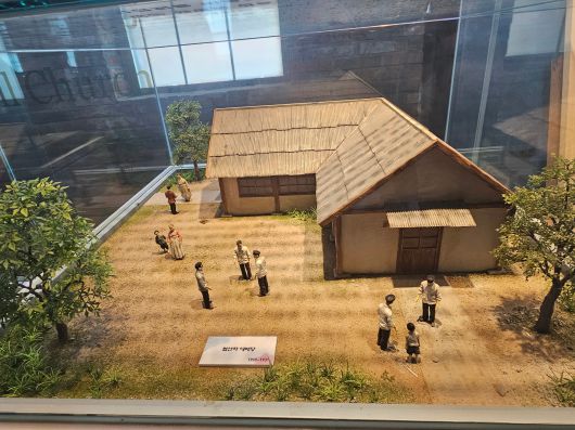 공주기독교박물관에 전시된 '협산자 예배당' 미니어처. /김한수 기자