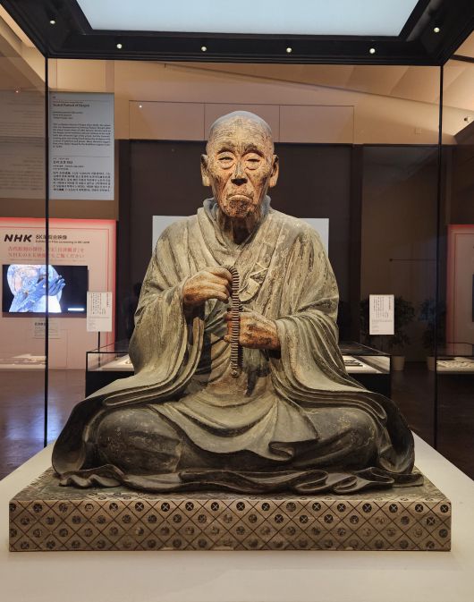 일본 나라 도다이지 소장 '승려 쵸겐 좌상'. 12세기 말 화마를 입고 붕괴된 도다이지를 재건시킨 승려 초겐의 인물상이다. /허윤희 기자