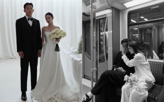 축구선수 정우영과 예비 신부 연지씨의 웨딩사진. /인스타그램