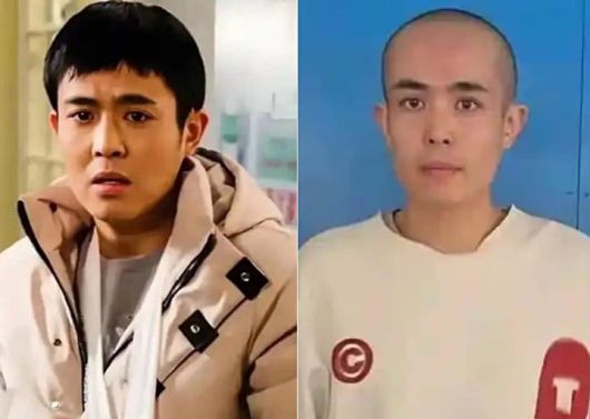 태국에 입국했다가 실종됐던 중국 배우 왕싱. 왼쪽은 활동할 당시 사진, 오른쪽은 발견된 후 사진이다. /바이두