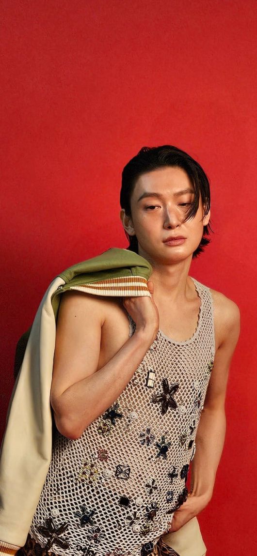 김용빈의 데이즈드 촬영 현장. (*촬영 현장 사진은 데이즈드로부터 미리 확인 받고 OK사인컷을 올린 것입니다.) /최보윤 기자.