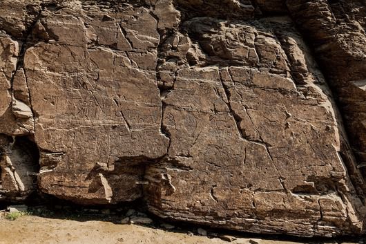 울주 대곡리 반구대 암각화. /국가유산청