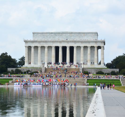 2015년 7월 미국 워싱턴 DC 링컨메모리얼에서 연 사진전 /WPF