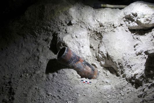 새로운 마야 문명 유적지에서 발견된 그릇. /AFP 연합뉴스