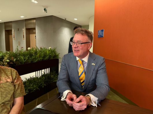 Bradley Thayer, Ph.D. in Political Science from the University of Chicago. /Photo by Hyun Jung-min