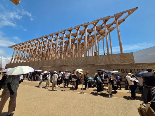 독일 건축 스튜디오 아틀리에 브뤼크너(Atelier Brückner의 우즈베키스탄관/최보윤 기자
