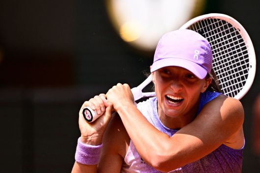 프랑스오픈에 출전한 이가 시비옹테크 /AFP 연합뉴스