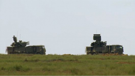 판치르 요격 모습. /유튜브 'Armies Power'