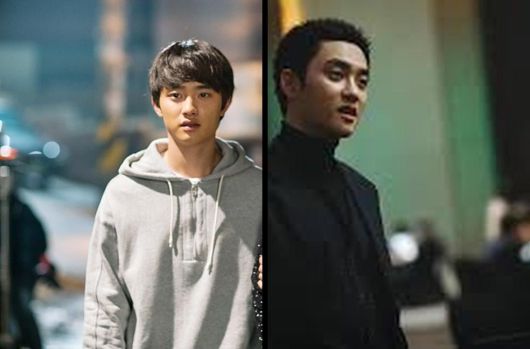 영화 형(오른쪽)에서 장님 유도 꿈나무를 연한 도경수는 올해 하반기 디즈니+ 영화 '조각도시'에서 첫 악역을 선보일 예정이다. /디즈니+