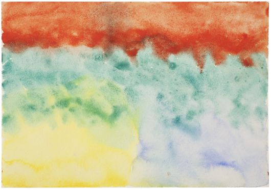 힐마 아프 클린트, '보리에 대하여, 꽃과 나무를 관찰하며'. 1922, 종이에 수채, 18×25.5 cm. /부산현대미술관