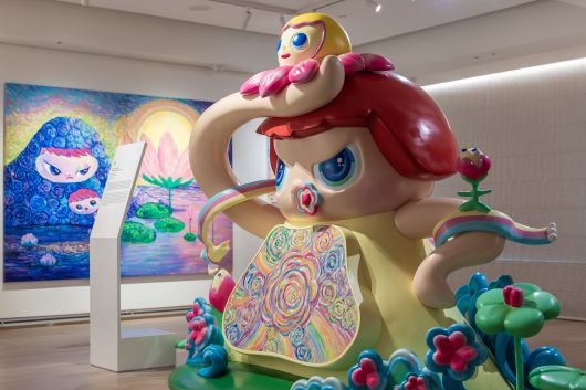 '아트 마카오'의 일환으로 '샌즈 차이나'에서 기획한 병행전의 비비 레이 작가 작품/샌즈 차이나