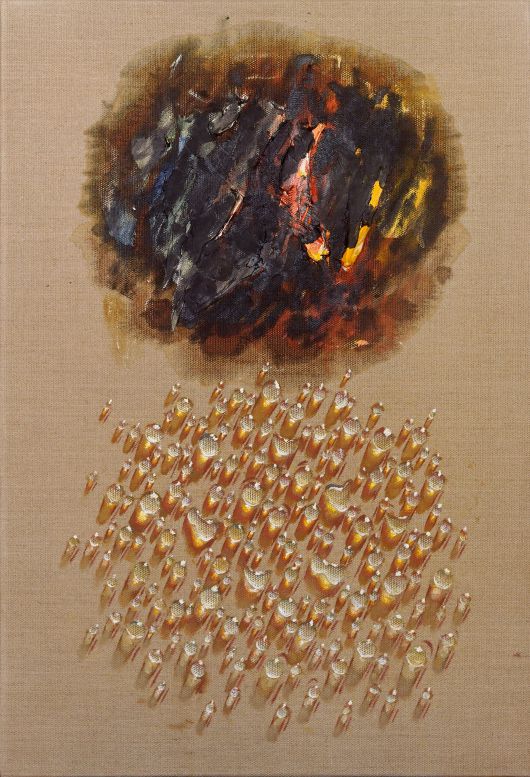 김창열, '물방울'(1986). 73×50cm, 개인 소장. /국립현대미술관
