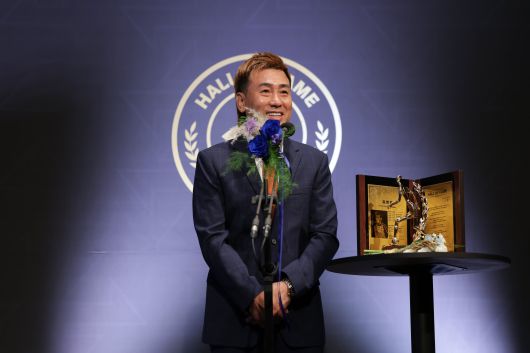 16일 K리그 명예의 전당에 헌액된 김병지 강원FC 대표이사/프로축구연맹